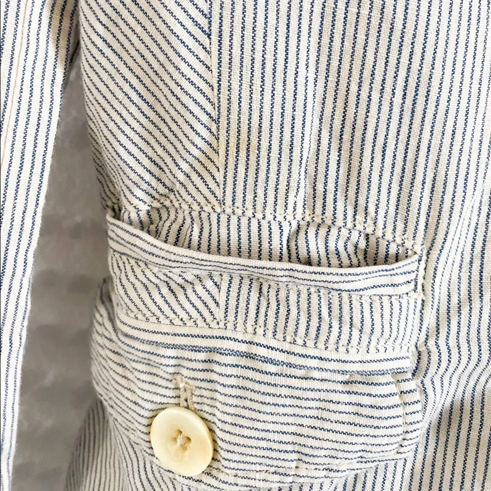 Anthropologie Cartonnier sunglow striped blazer 2